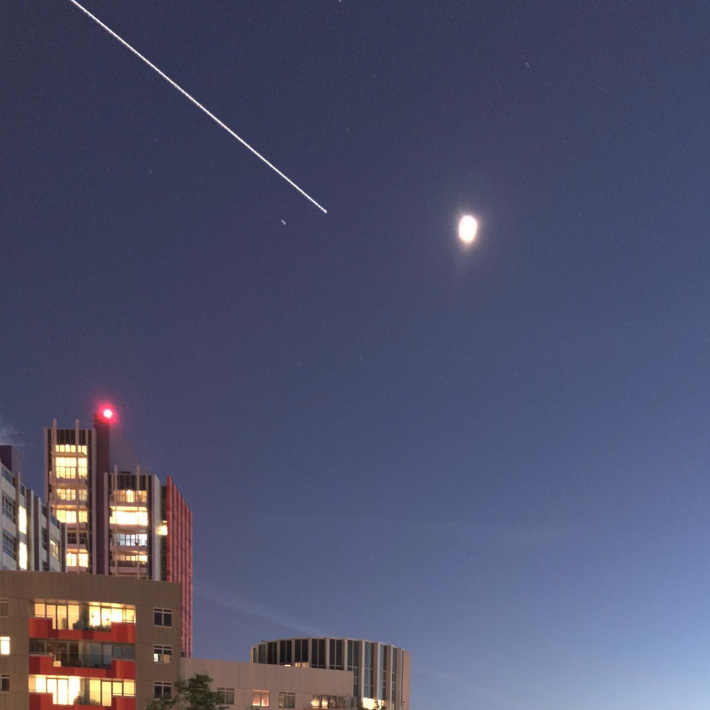 ISS passing Canning Town