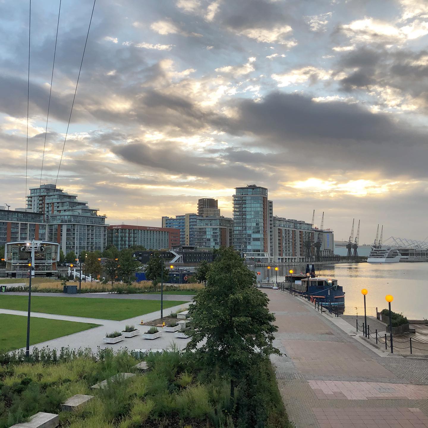 Royal Victoria Dock sunrise