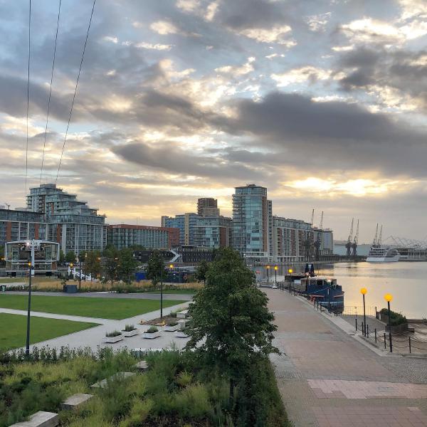 Royal Victoria Dock sunrise