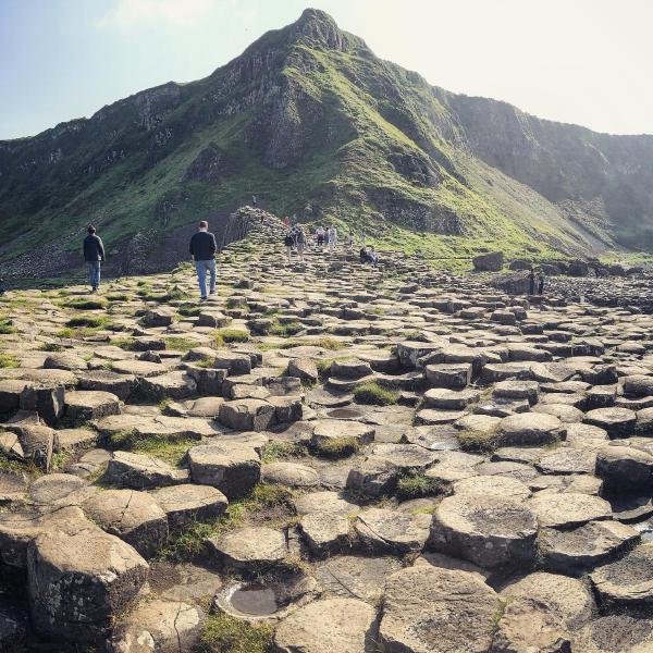 Walking on the Giant's Causeway