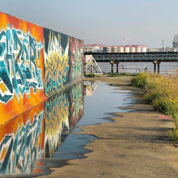 A splash of colour at Barking Riverside