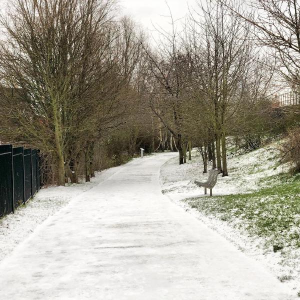 A dusting of snow at Bow Creek