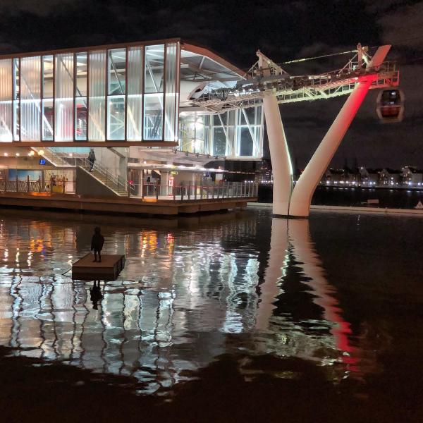 Floating at Royal Victoria Dock