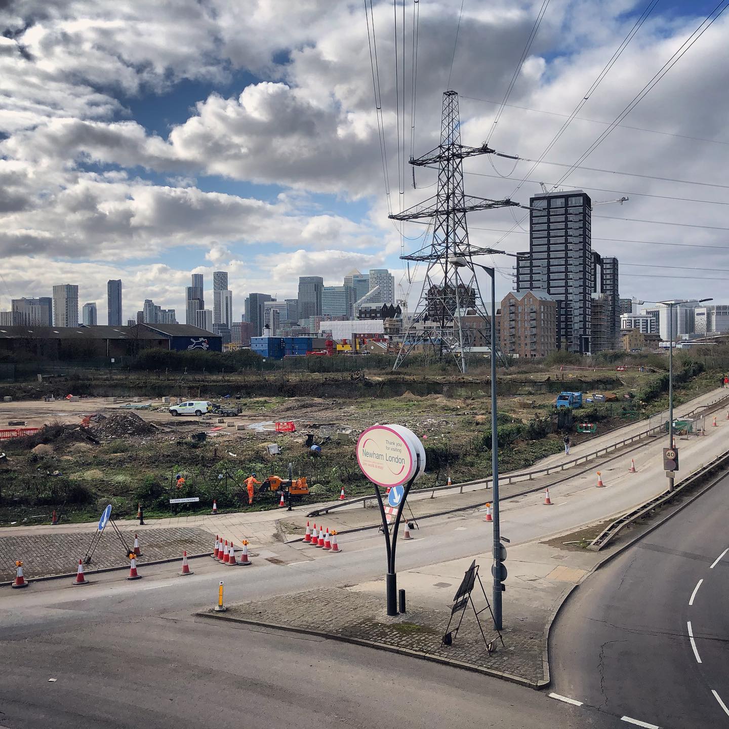 Thank you for visiting Newham - where were shredding all the trees ready to welcome the Silvertown Tunnel