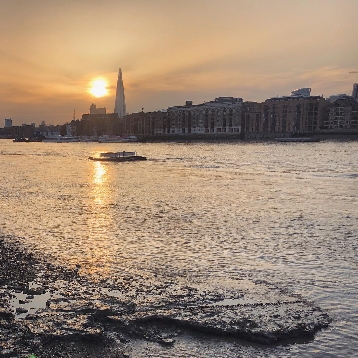 Wapping sunset