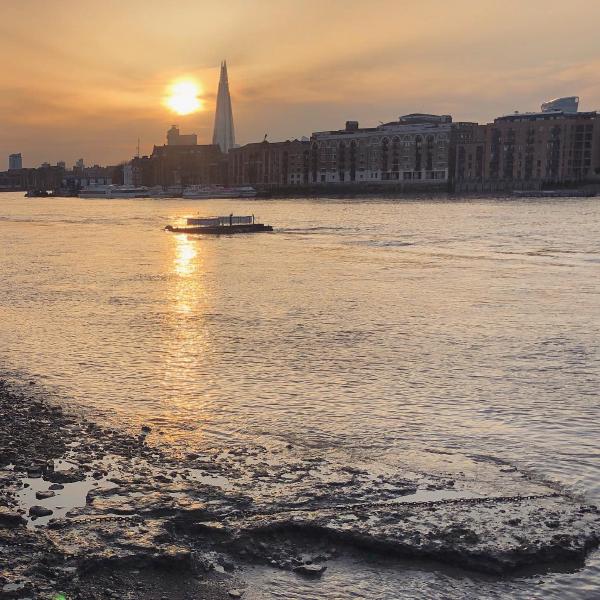 Wapping sunset