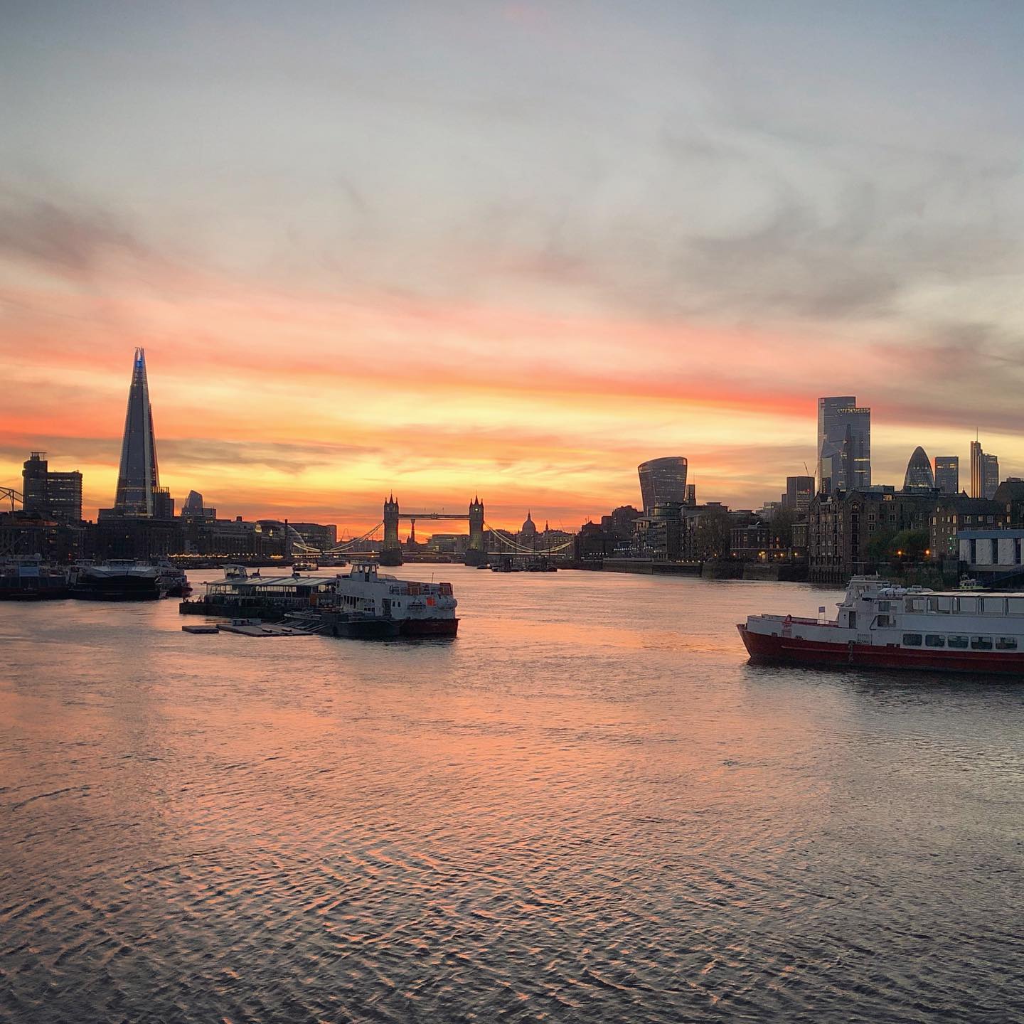 Rotherhithe sunset