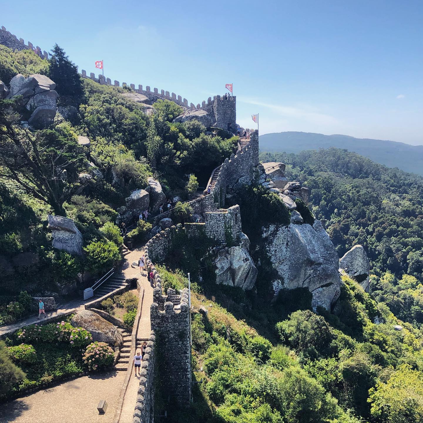 The great wall of Sintra