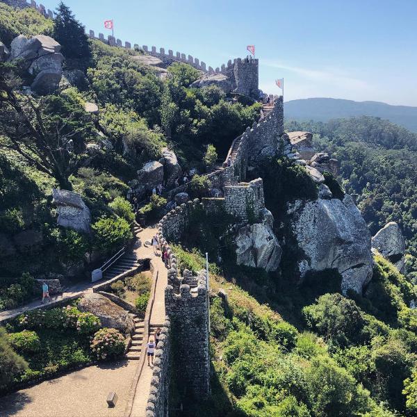 The great wall of Sintra