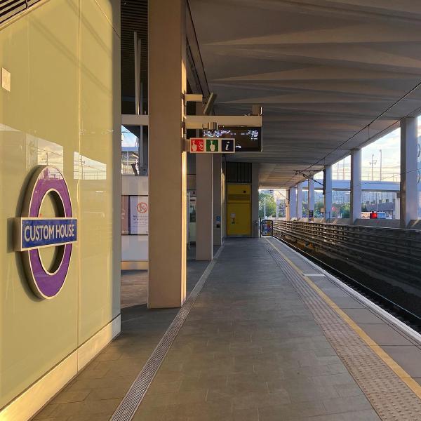 Elizabeth Line at Custom House