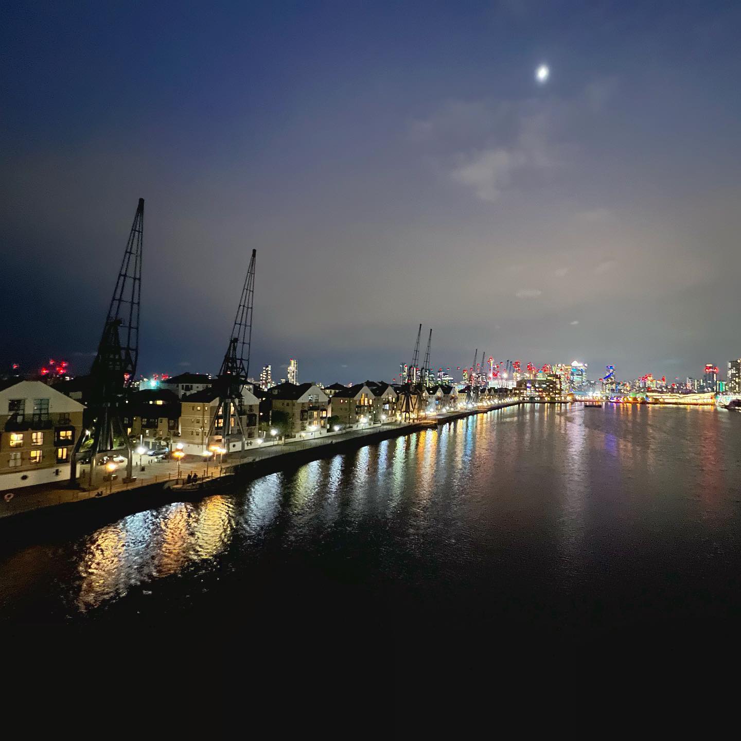 Evening at Royal Victoria Dock