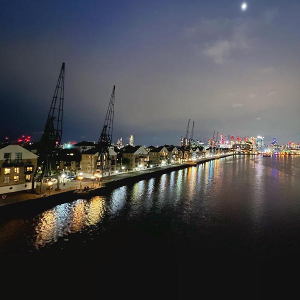 Evening at Royal Victoria Dock