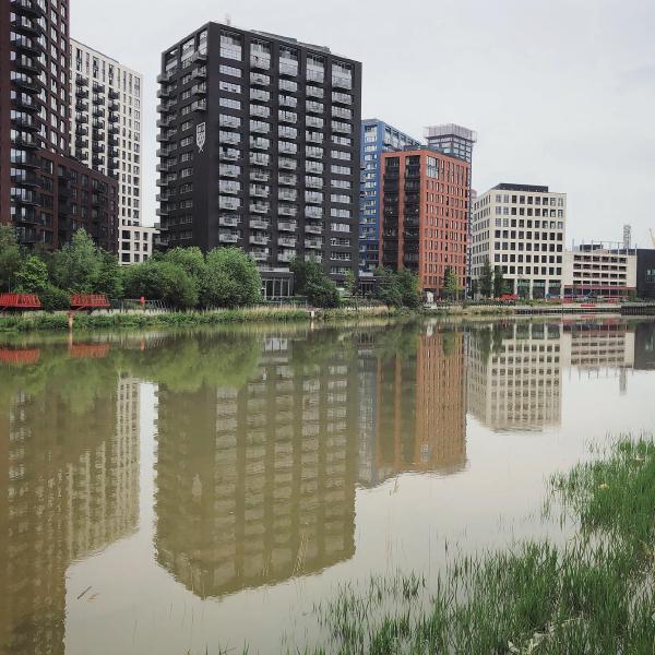 Floating at Bow Creek