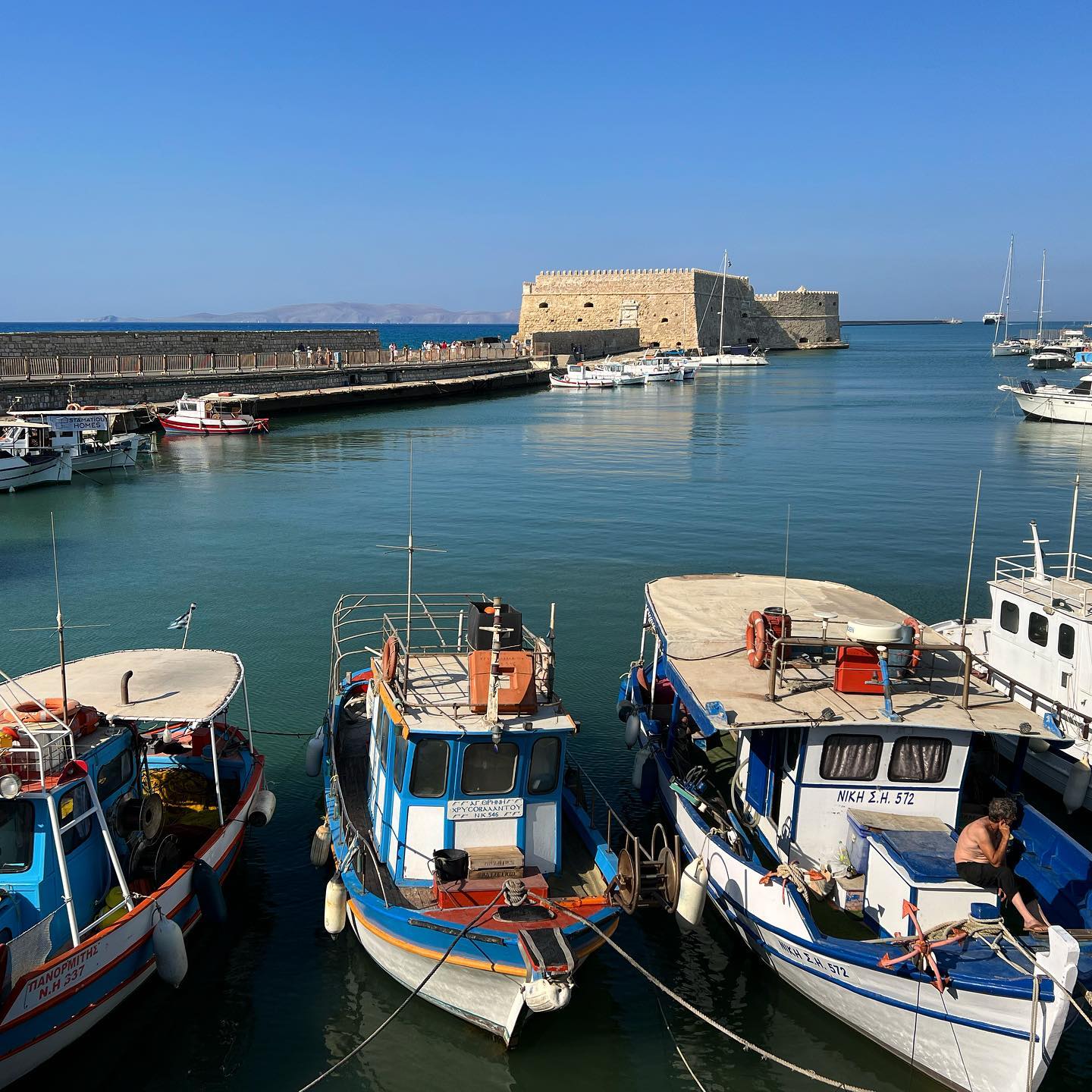 Heraklion port