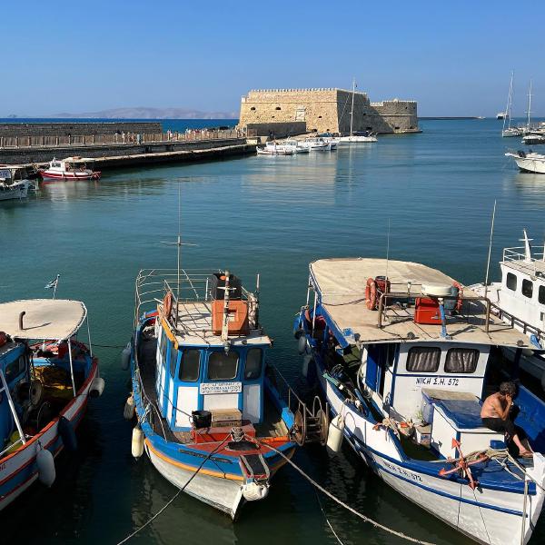 Heraklion port