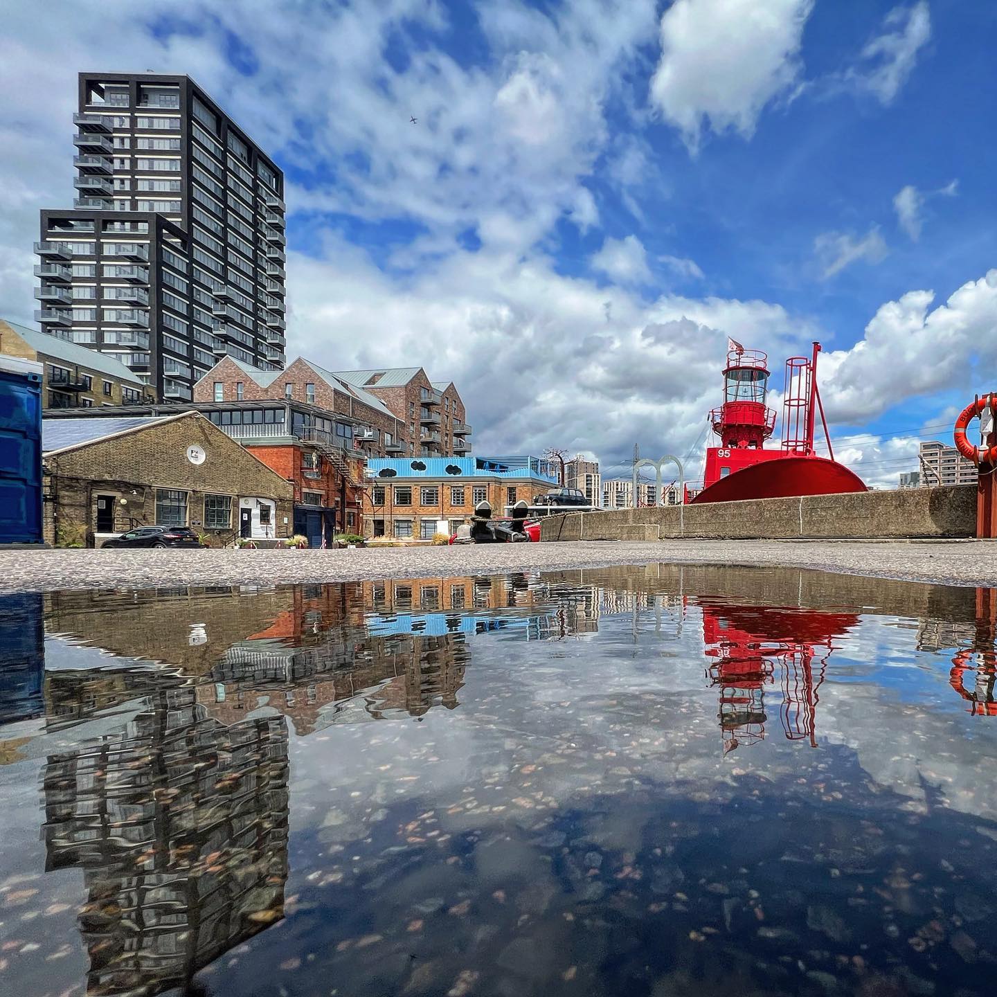 Trinity Buoy Wharf reflections