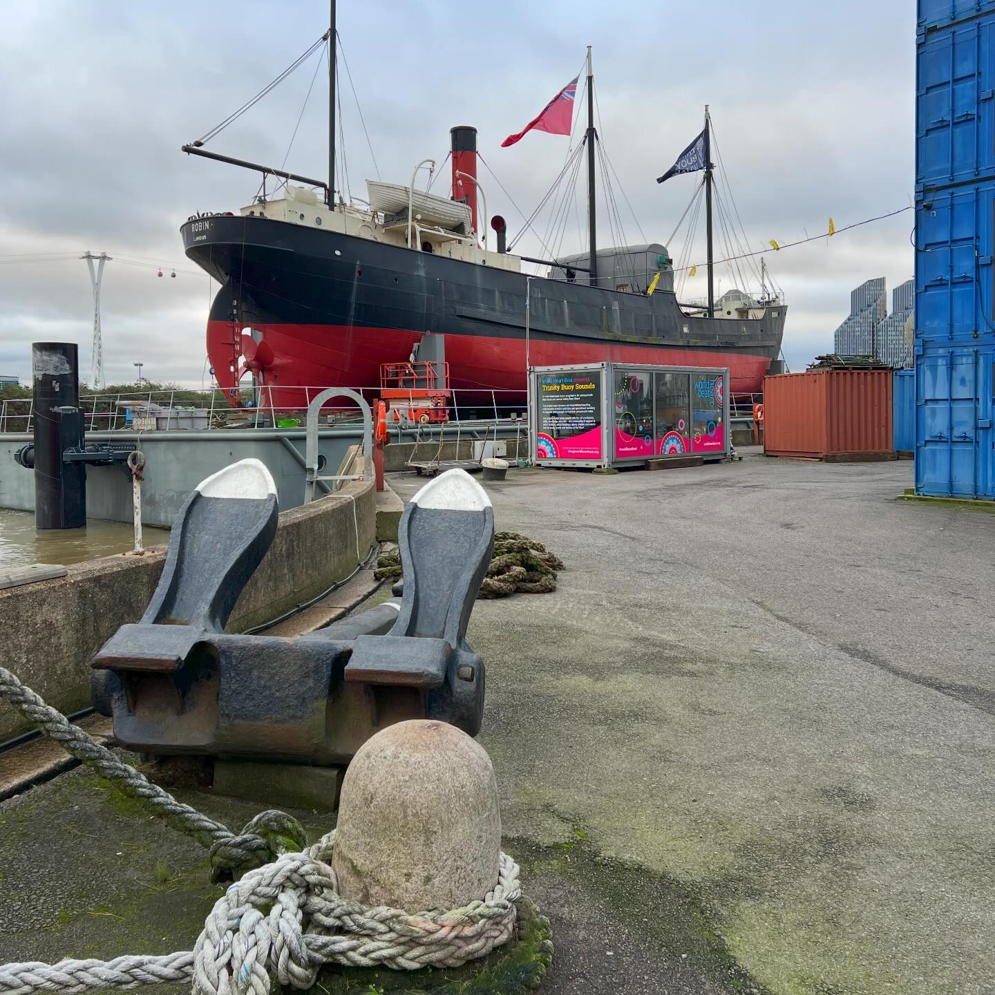 SS Robin at Trinity Buoy Wharf