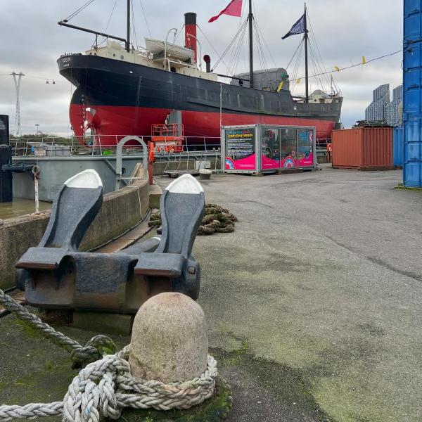 SS Robin at Trinity Buoy Wharf