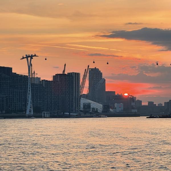 Sunset on the River