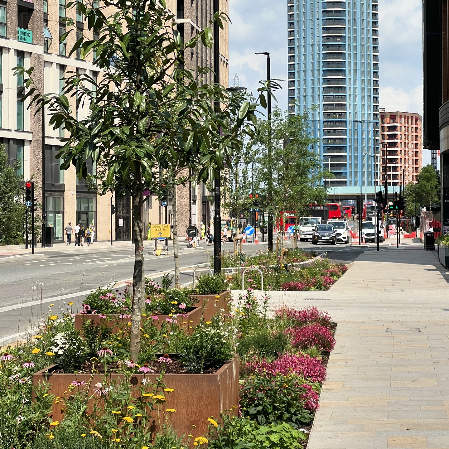 Canning Town is slowly getting greener