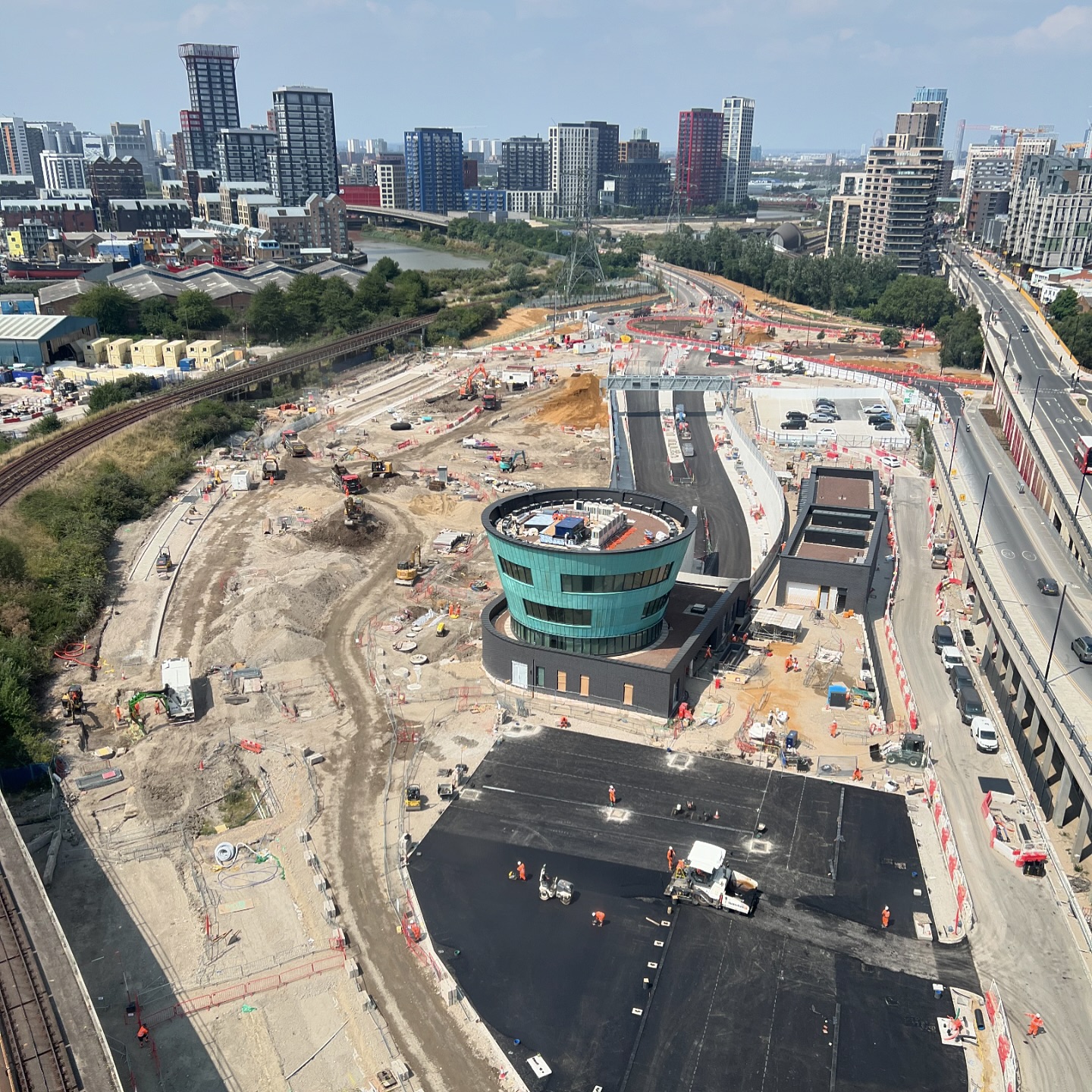 Silvertown Tunnel Portal Progress