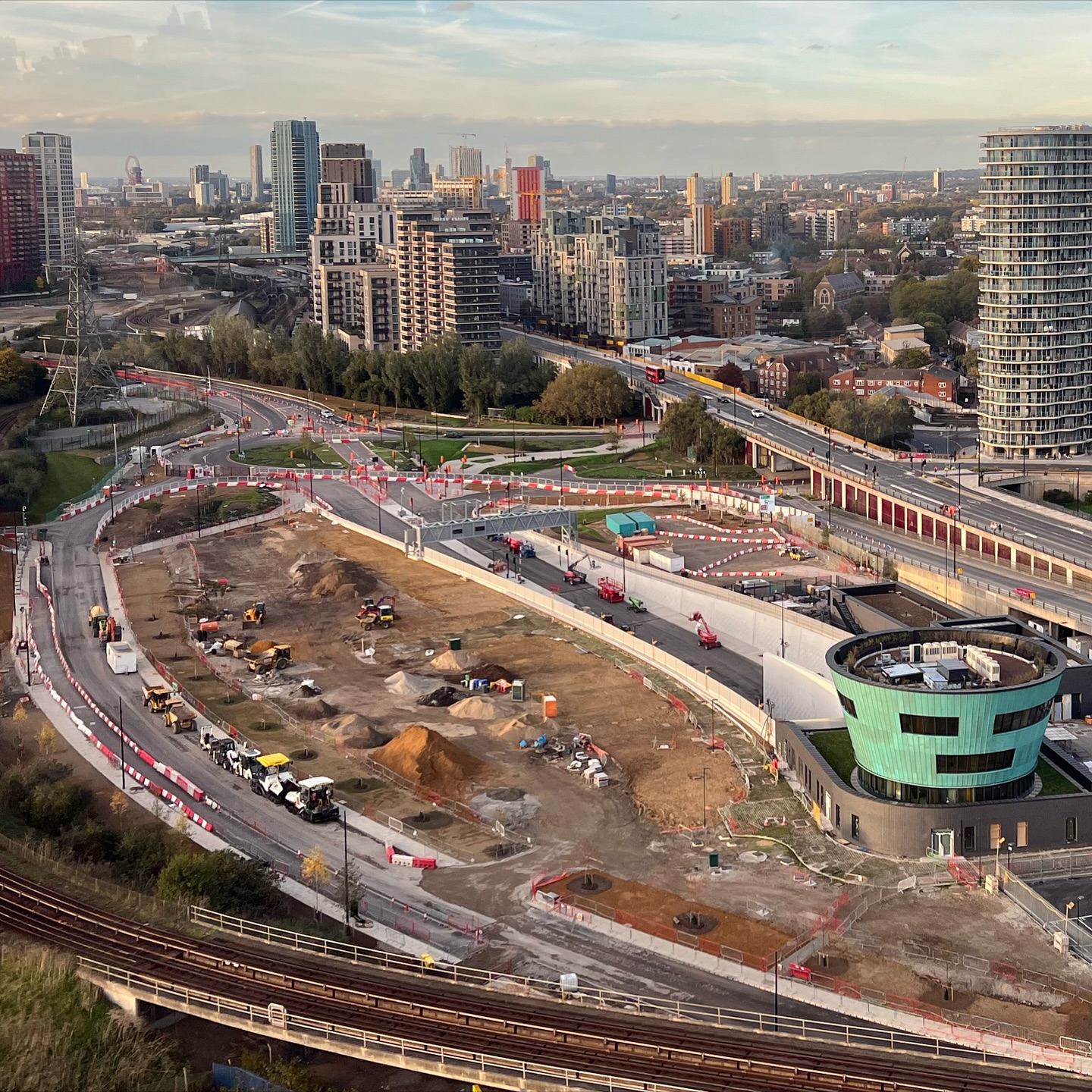 Silvertown Tunnel Landscaping Progress