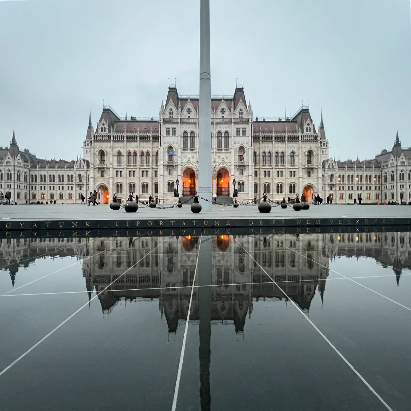 A Reflection of Hungarian Parliament