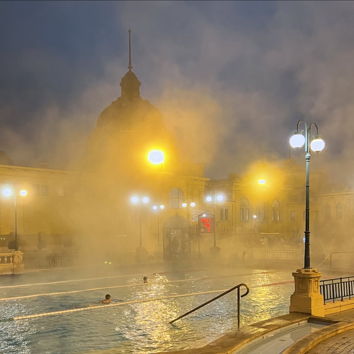 Swimming in the Mist