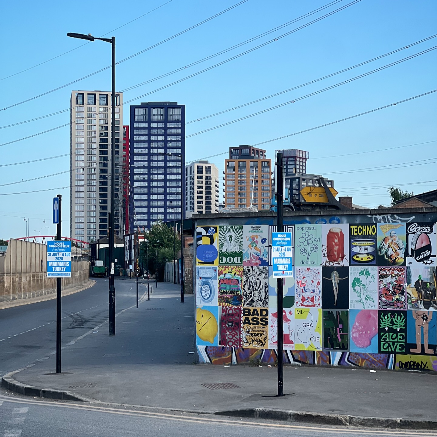 The view from Bidder Street
