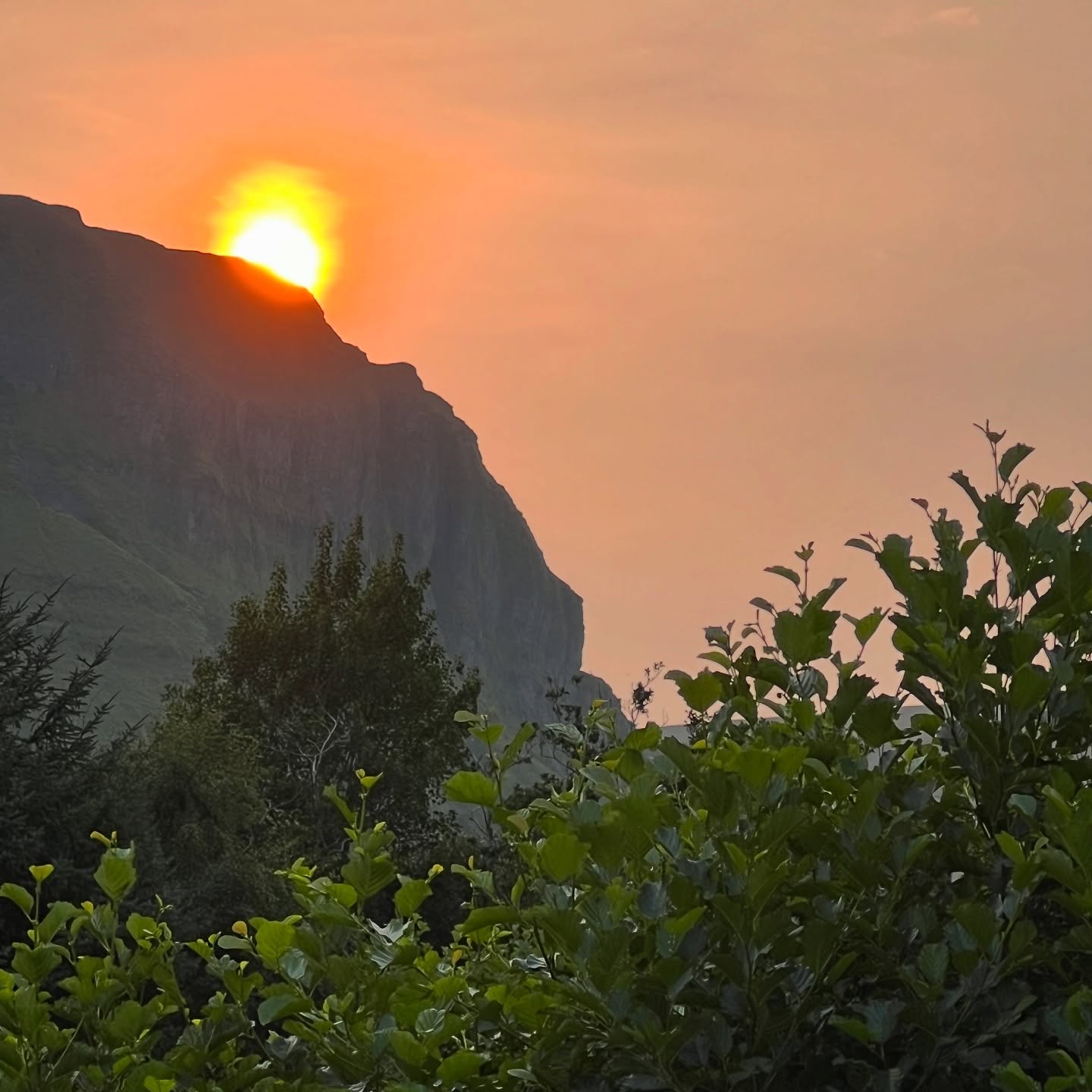 Sunset at the Dartry Mountains