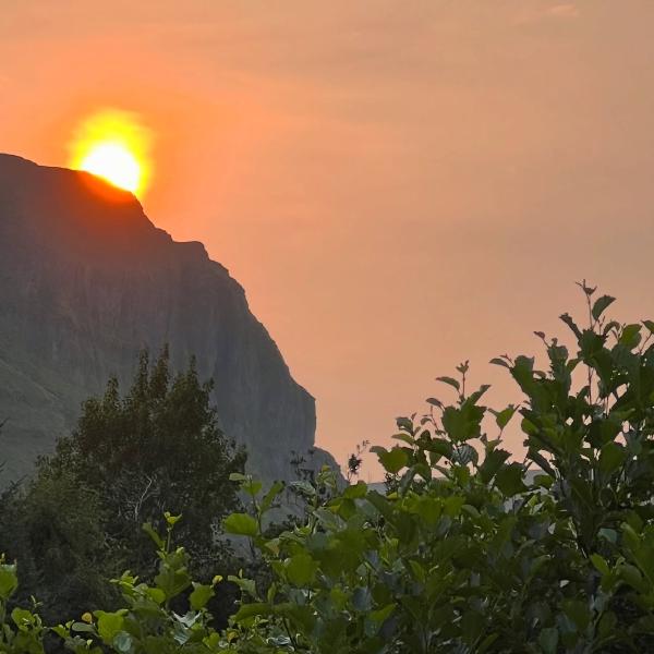 Sunset at the Dartry Mountains