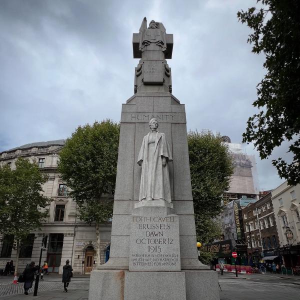 "Patriotism is not enough: I must have no hatred or bitterness for anyone" Edith Cavell