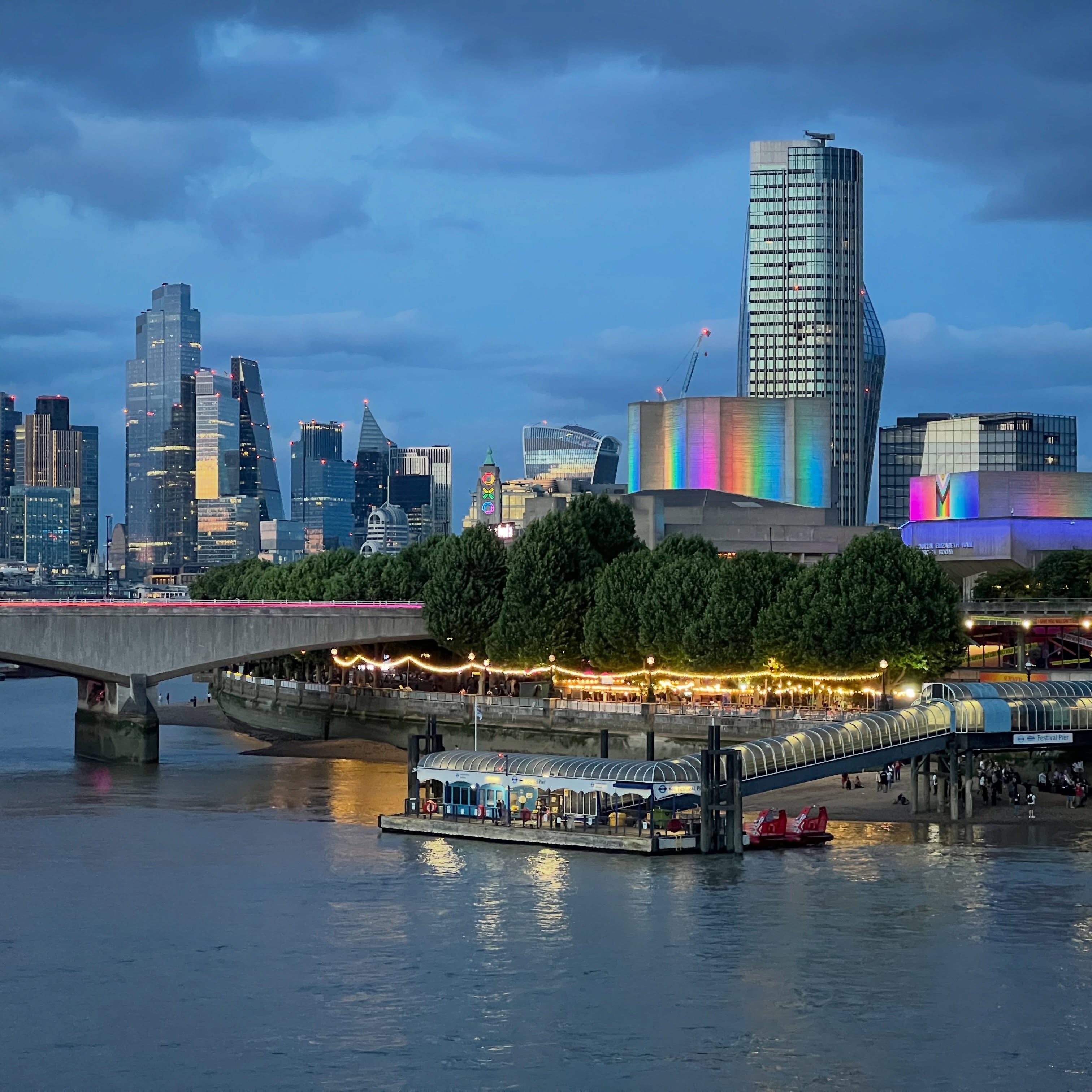 London lit for Pride
